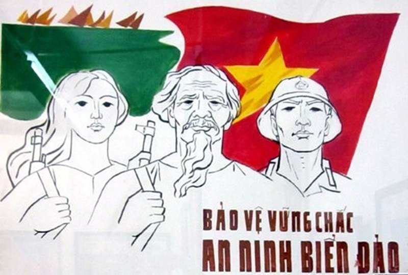 Tranh vẽ chủ quyền biển đảo Việt Nam đẹp