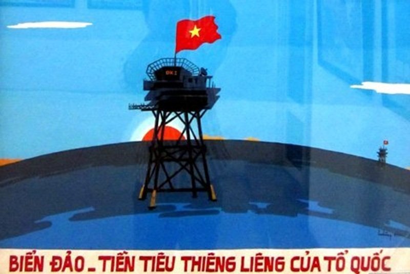Mẫu tranh vẽ chủ quyền biển đảo Việt Nam