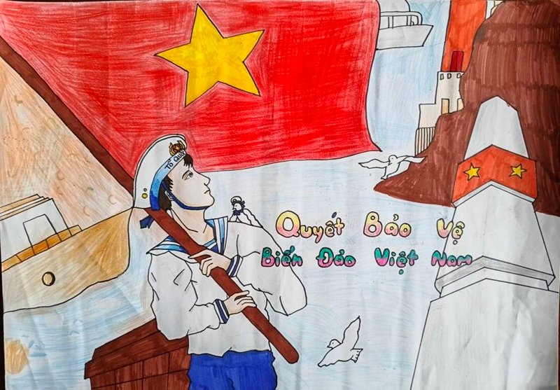 Hiện đại tranh vẽ chủ quyền biển đảo Việt Nam