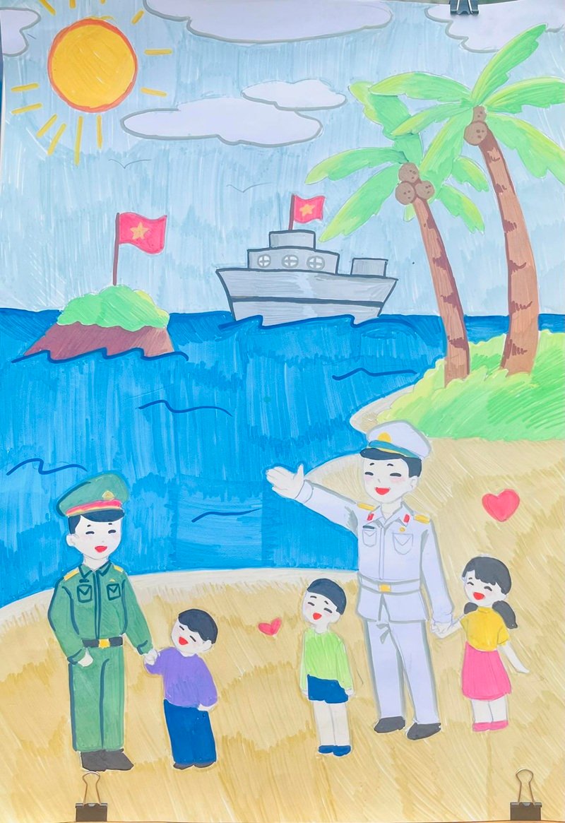 Tranh chủ quyền biển đảo Việt Nam nghệ thuật