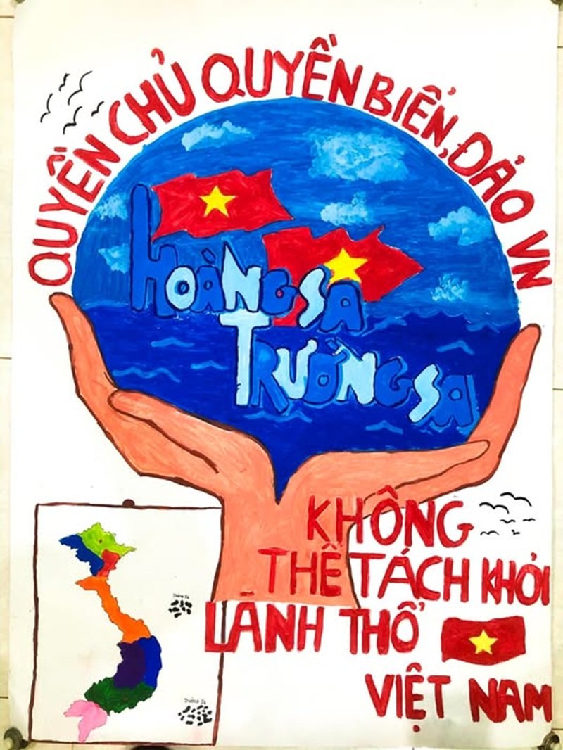 Tranh vẽ chủ quyền biển đảo Việt Nam ý nghĩa