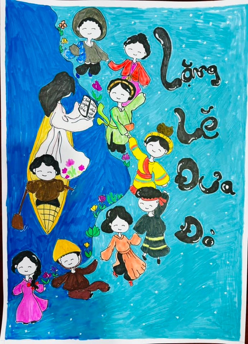 tranh vẽ về thầy cô 14