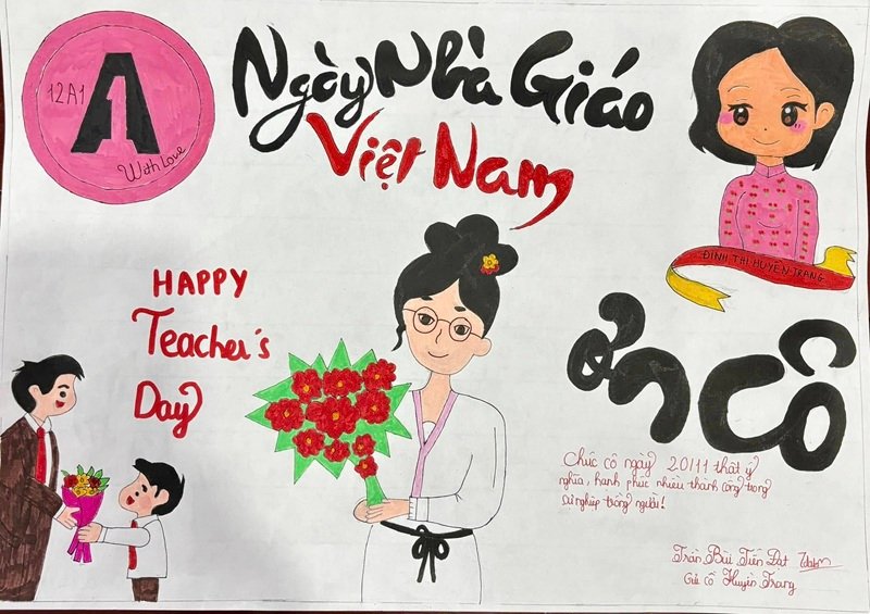tranh vẽ về thầy cô 15