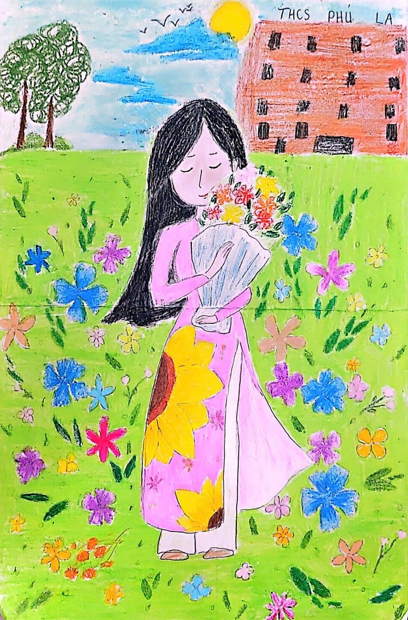tranh vẽ về thầy cô 29