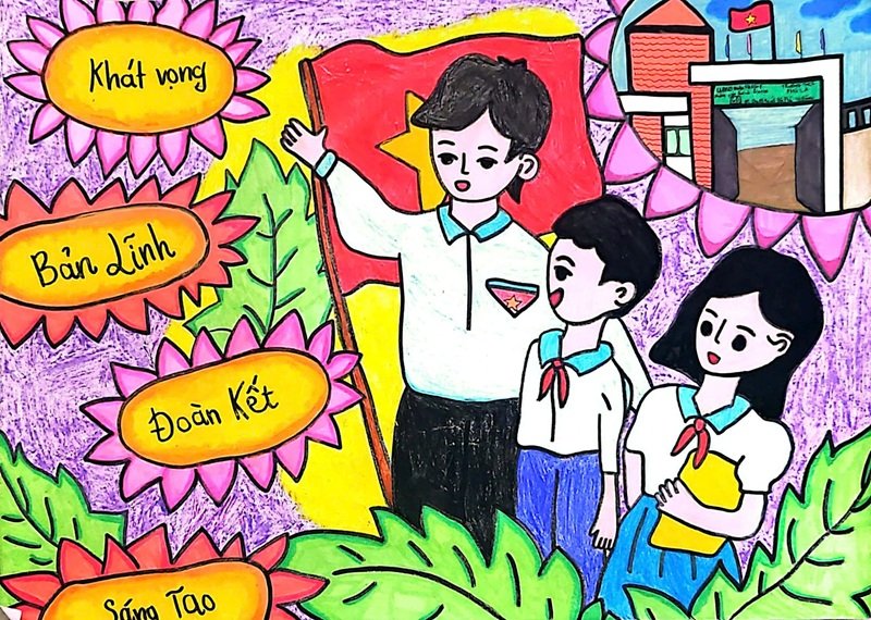 tranh vẽ về thầy cô 40