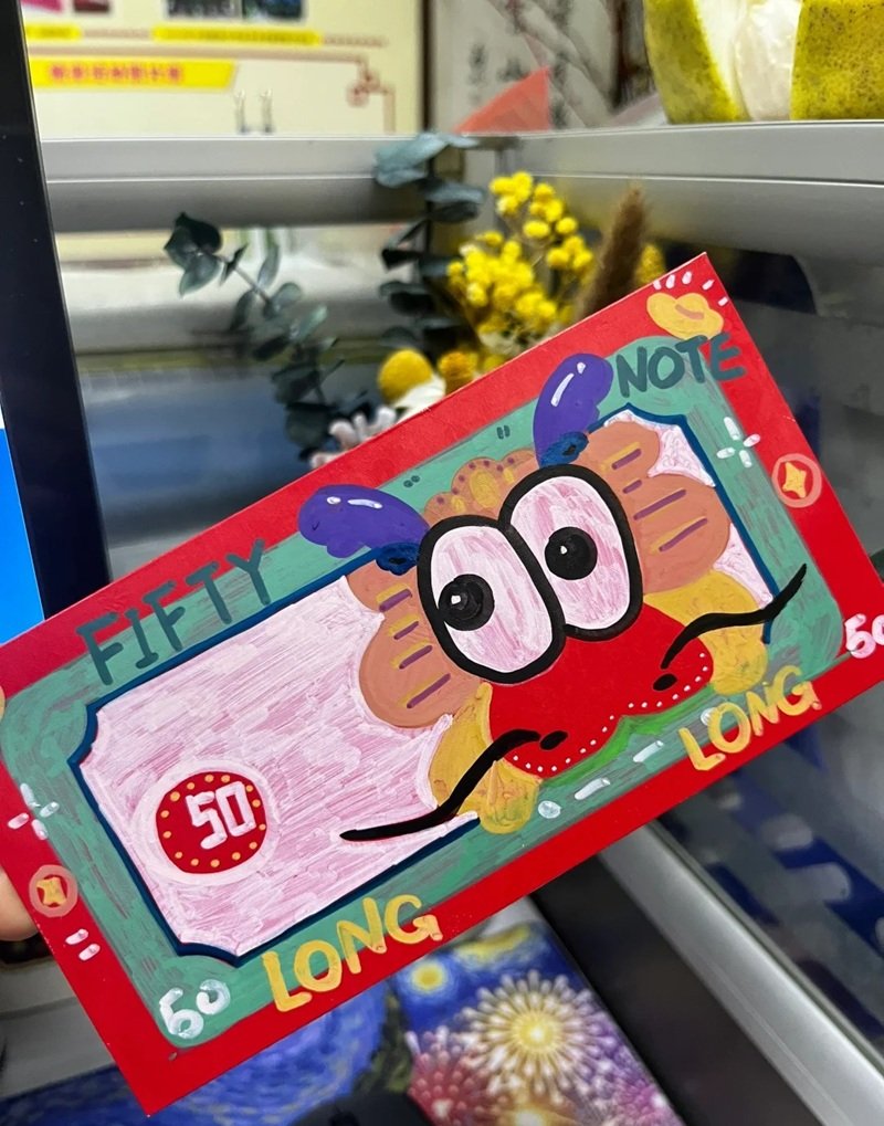 Vẽ bao lì xì phong cách cartoon vui nhộn