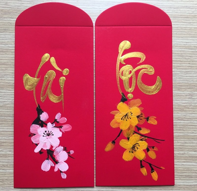 Ý tưởng vẽ bao lì xì hình con giáp năm mới
