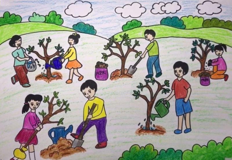 tranh bảo vệ môi trường 1