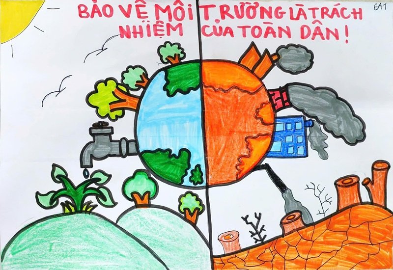 tranh bảo vệ môi trường 15