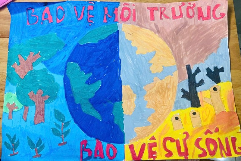 tranh bảo vệ môi trường 17
