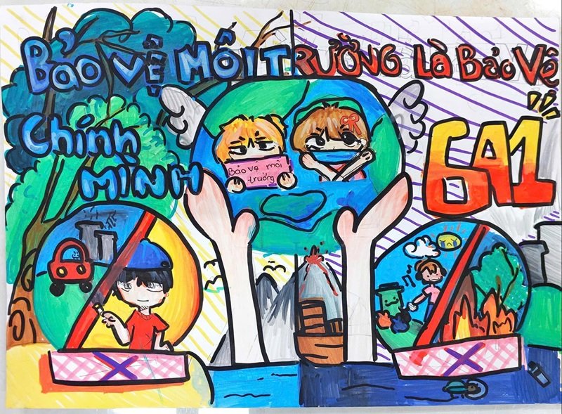 tranh bảo vệ môi trường 5