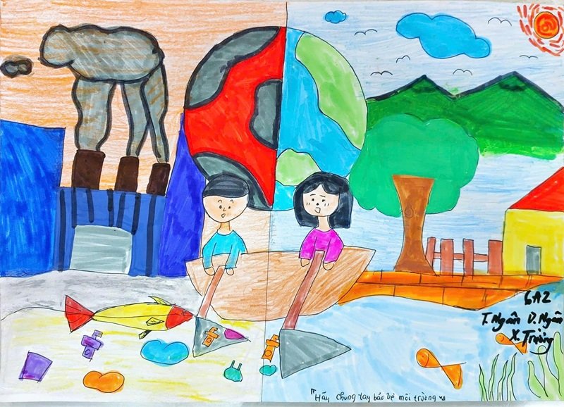 tranh bảo vệ môi trường 9