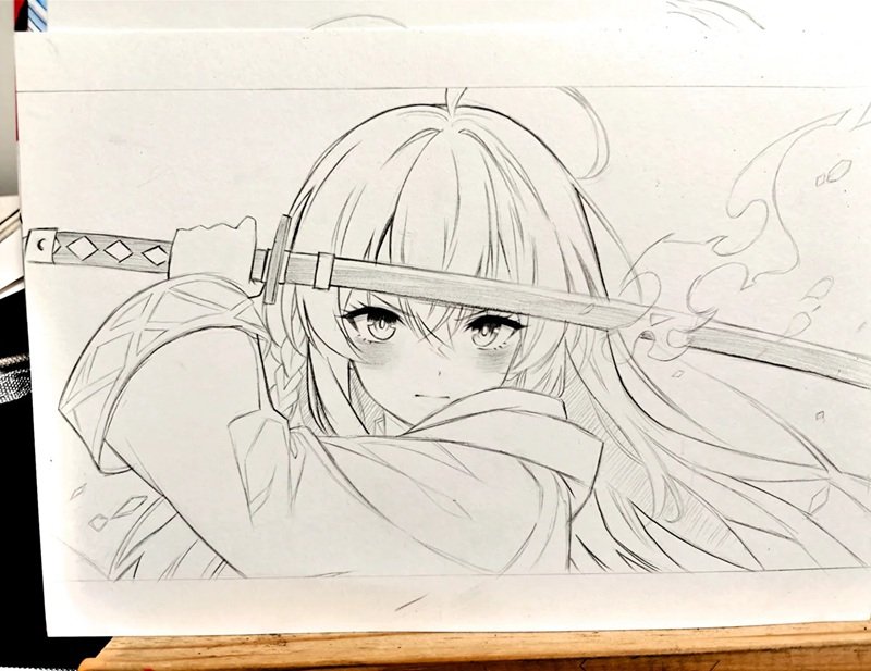 tranh vẽ anime 13
