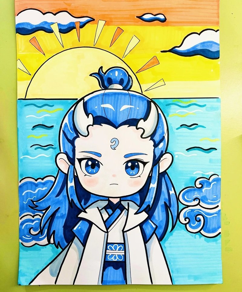 tranh vẽ anime 16