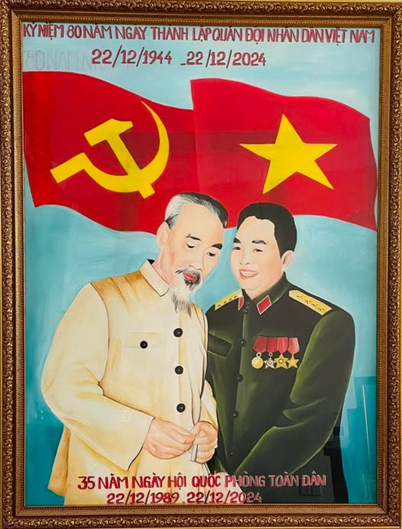 tranh vẽ chú bộ đội 8