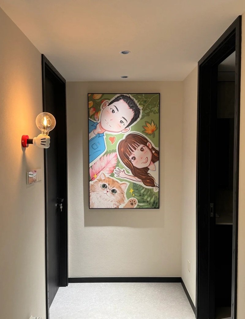tranh vẽ gia đình 14
