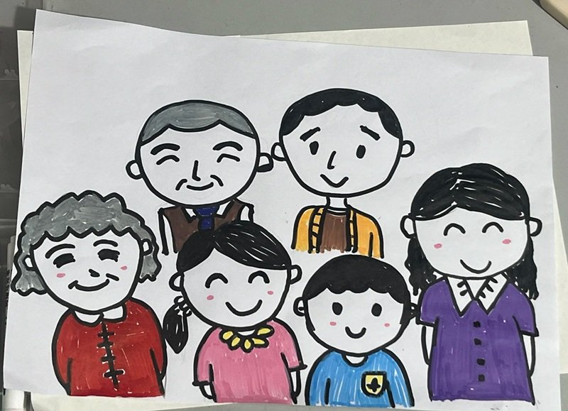 tranh vẽ gia đình 21
