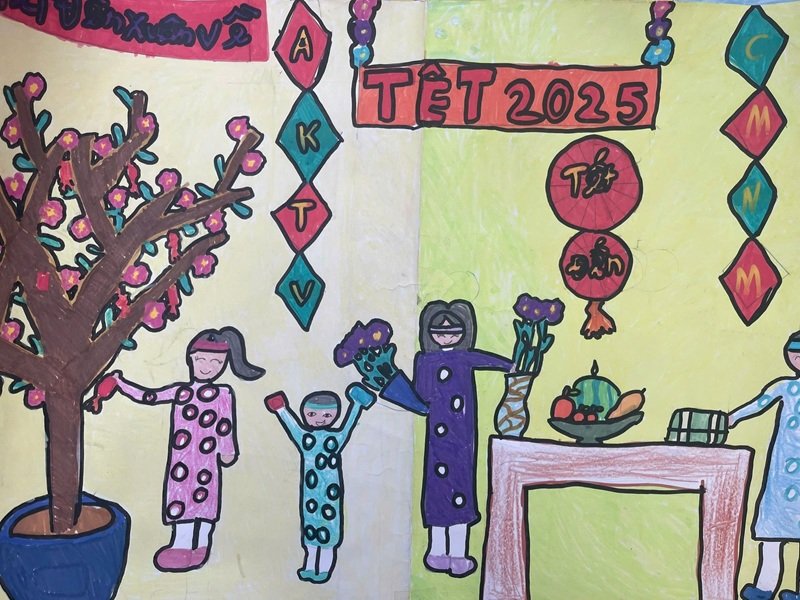 tranh vẽ ngày tết 21