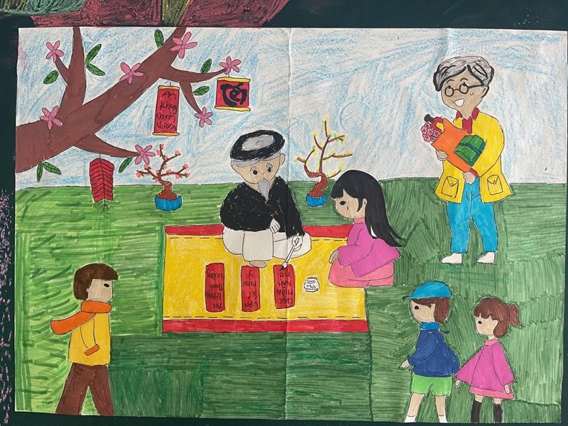 tranh vẽ ngày tết 23