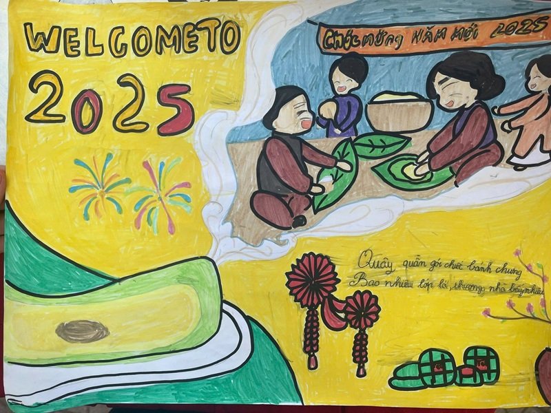 tranh vẽ ngày tết 27