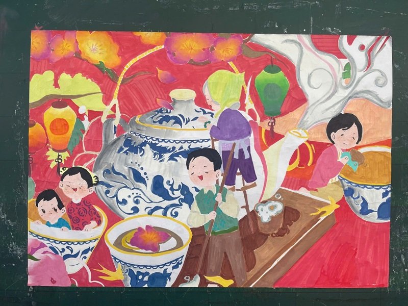 tranh vẽ ngày tết 29