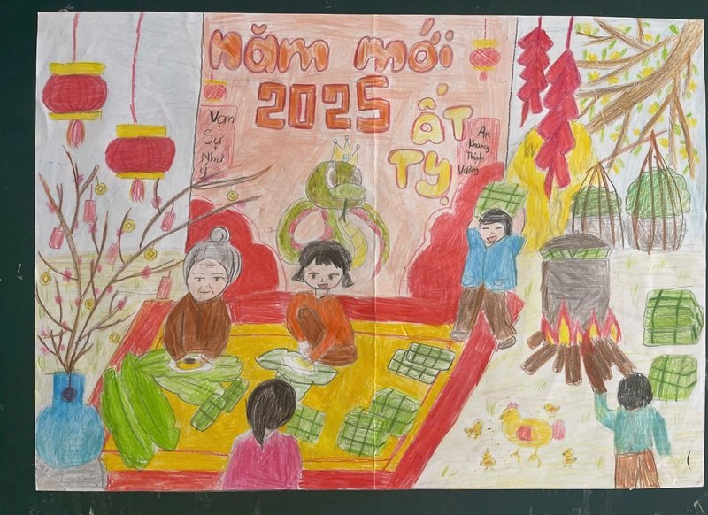 tranh vẽ ngày tết 7