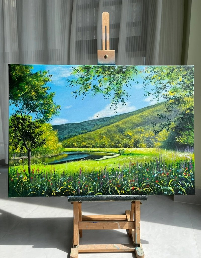 tranh vẽ phong cảnh 13