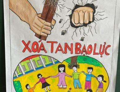 tranh vẽ phòng chống bạo lưc học đường 16