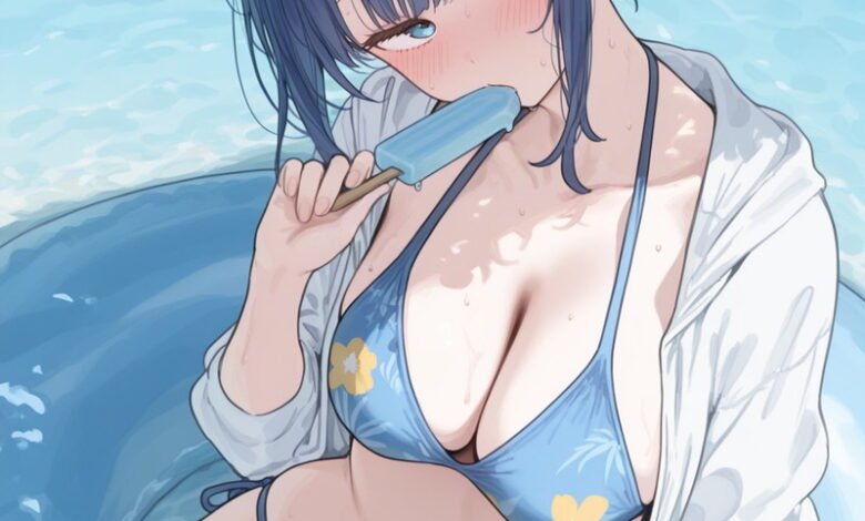 ảnh anime mặc bikini 2