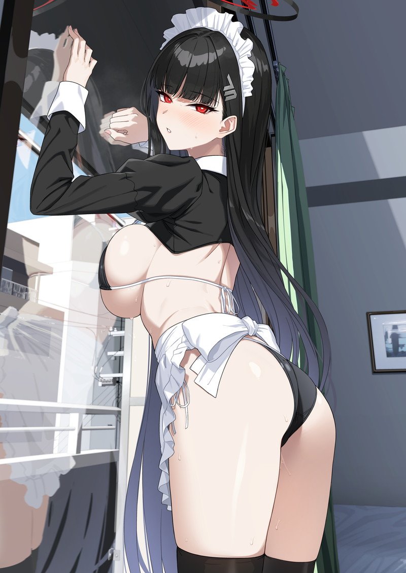 Ảnh Anime Mặc Bikini làm hình nền điện thoại.