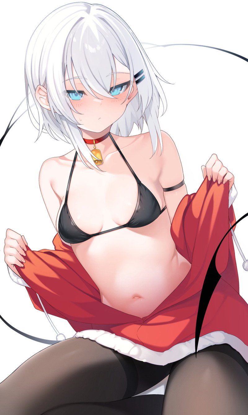 Ảnh Anime Mặc Bikini nổi bật với màu sắc tươi sáng.