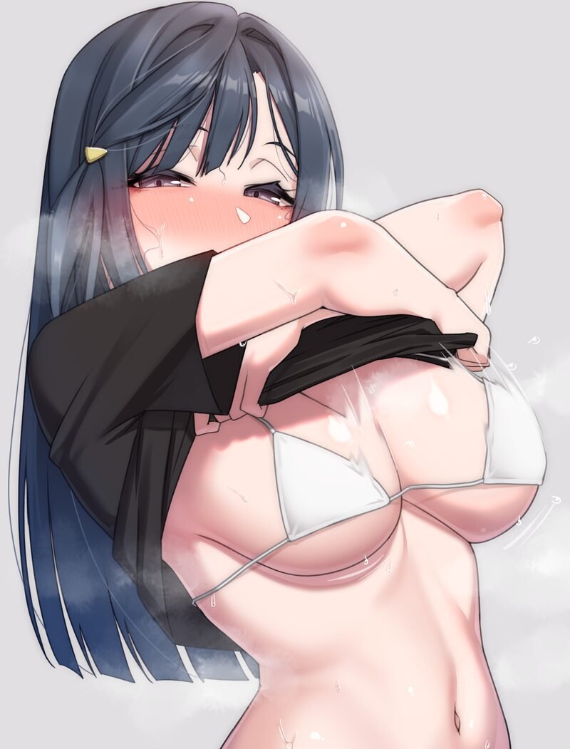 Hình ảnh anime mặc bikini phong cách mùa hè.