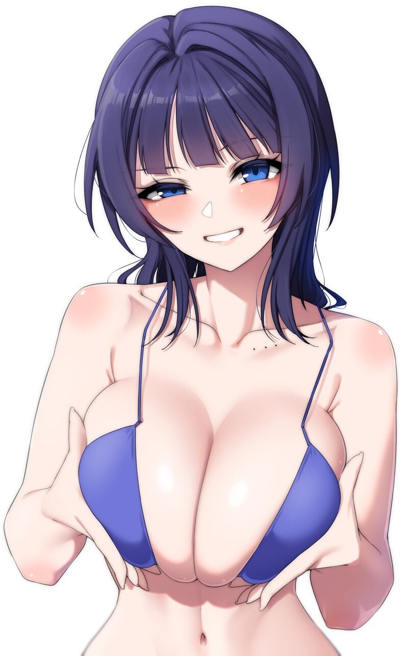 Ảnh Anime Mặc Bikini với tạo hình nhân vật dễ thương.