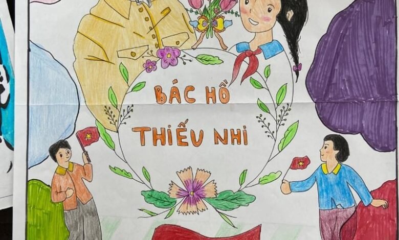 tranh vẽ bác hồ