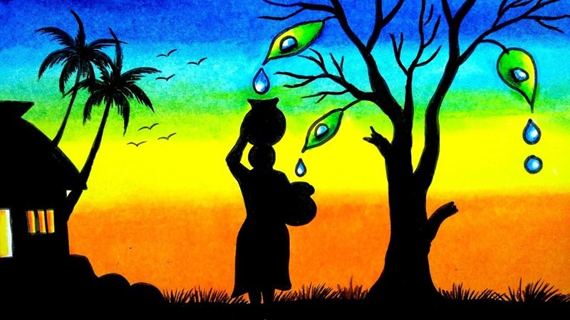 Tranh vẽ tiết kiệm nước đạt giải cuộc thi