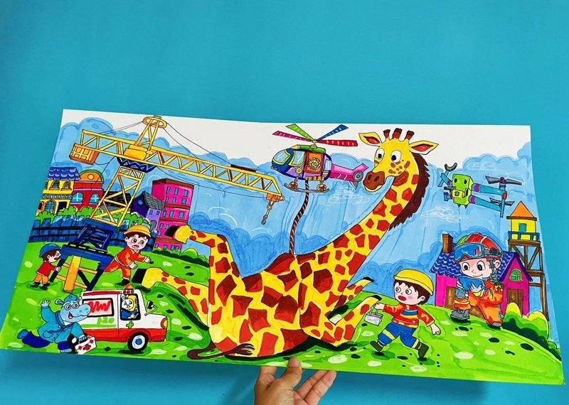 tranh vẽ ý tưởng trẻ thơ 11