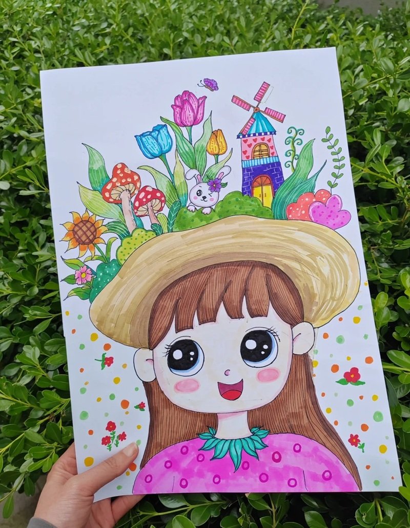 tranh vẽ ý tưởng trẻ thơ 30
