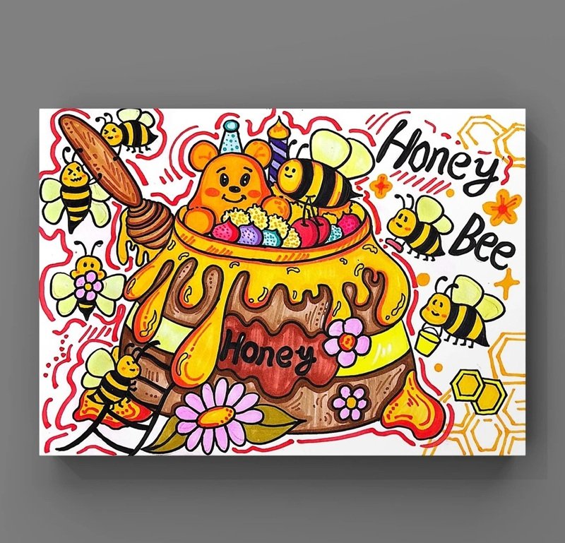 tranh vẽ ý tưởng trẻ thơ 36