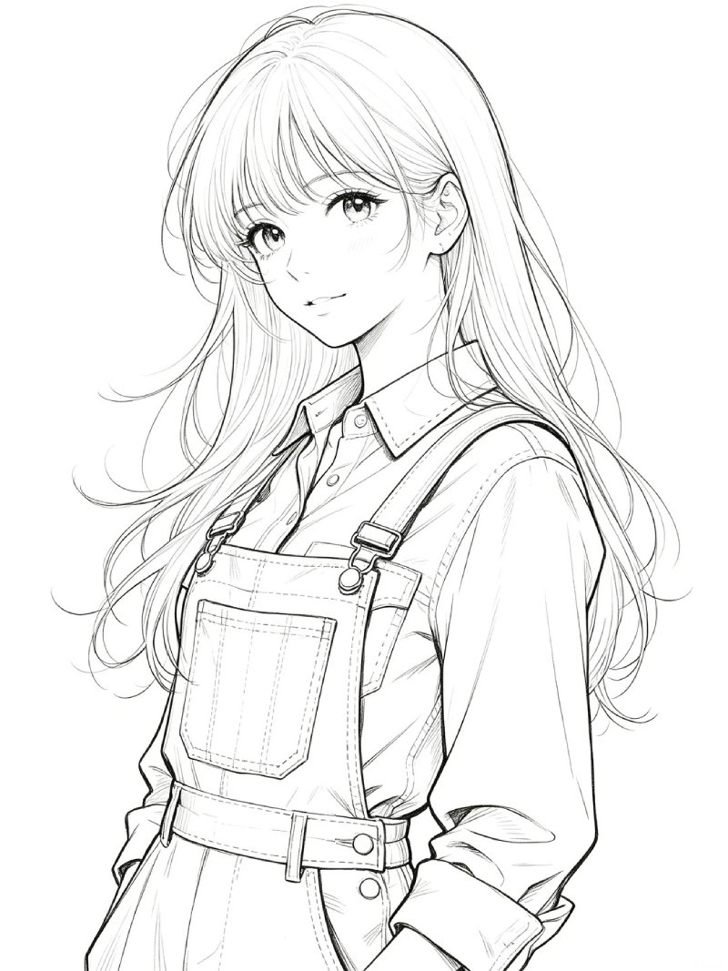 Bộ sưu tập Tranh Tô Màu Anime mới nhất