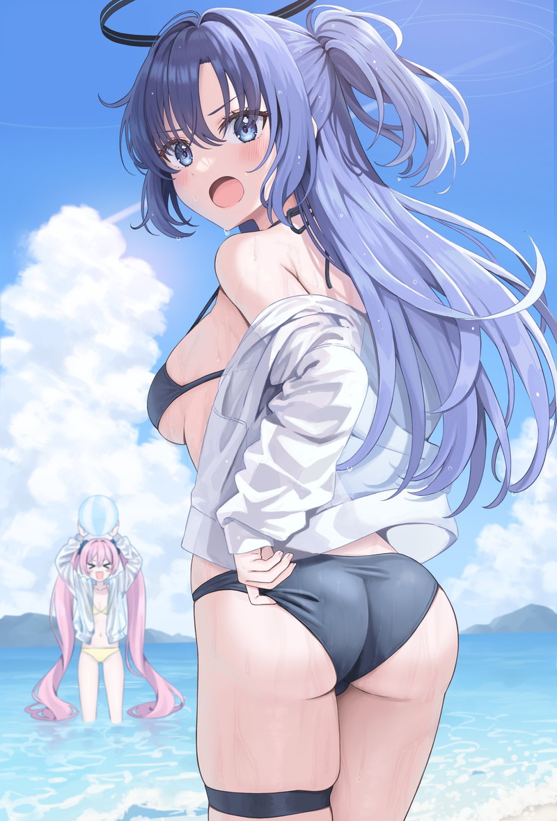 gái anime mặc bikini 32