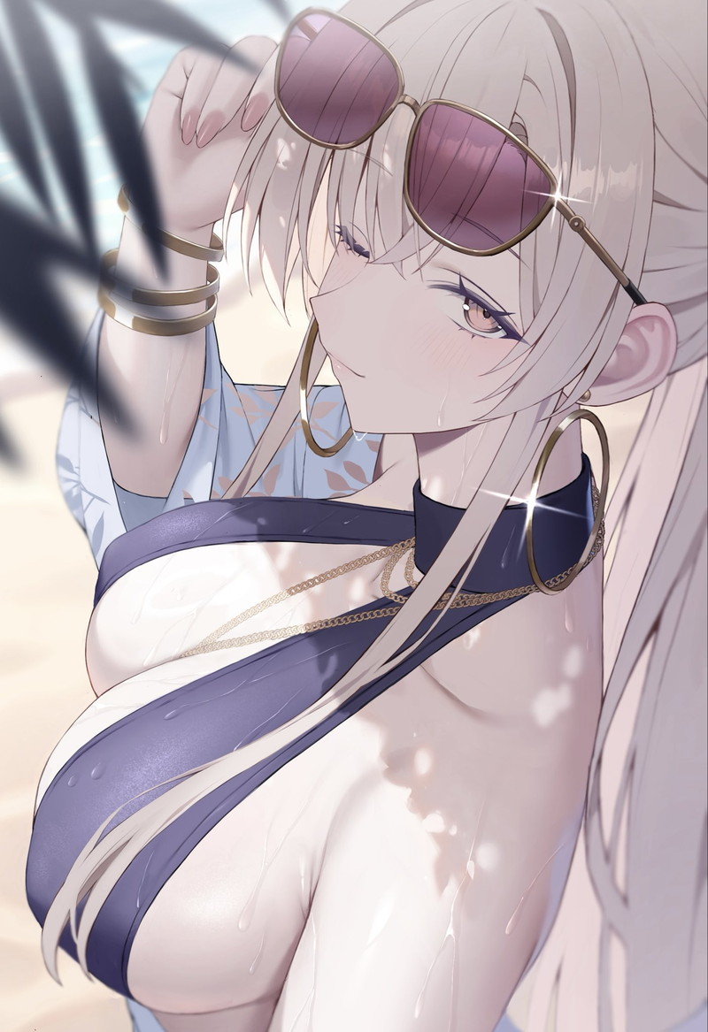 gái anime mặc bikini 35